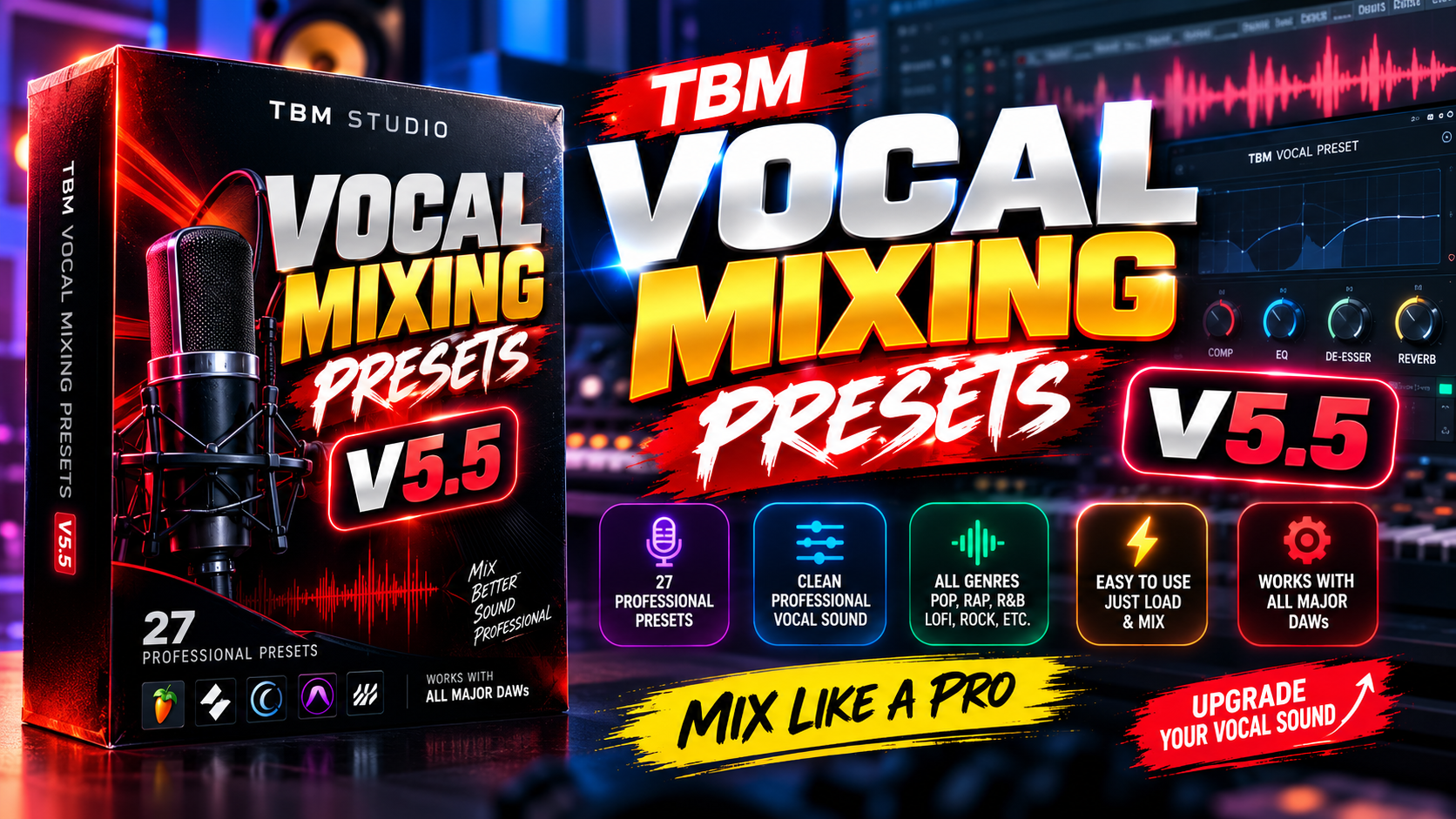 TBM Vocal Mixing Presets By TBM Studio