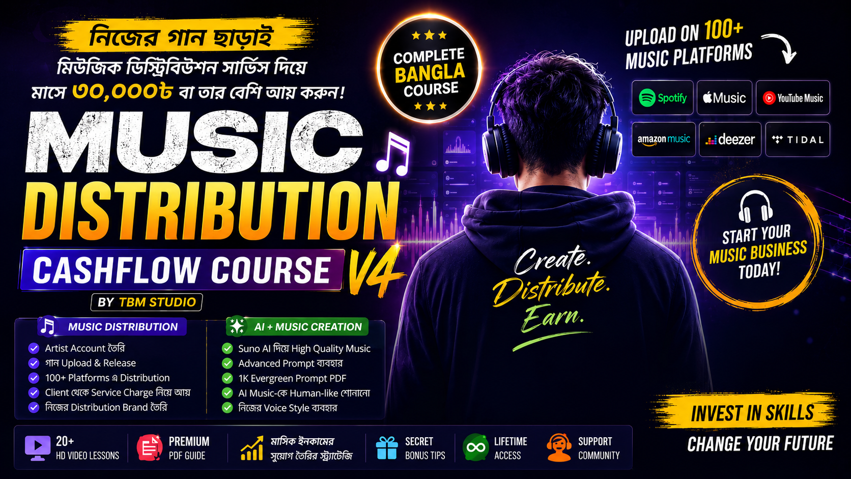 Music Distribution Cashflow Course V4 by TBM Studio