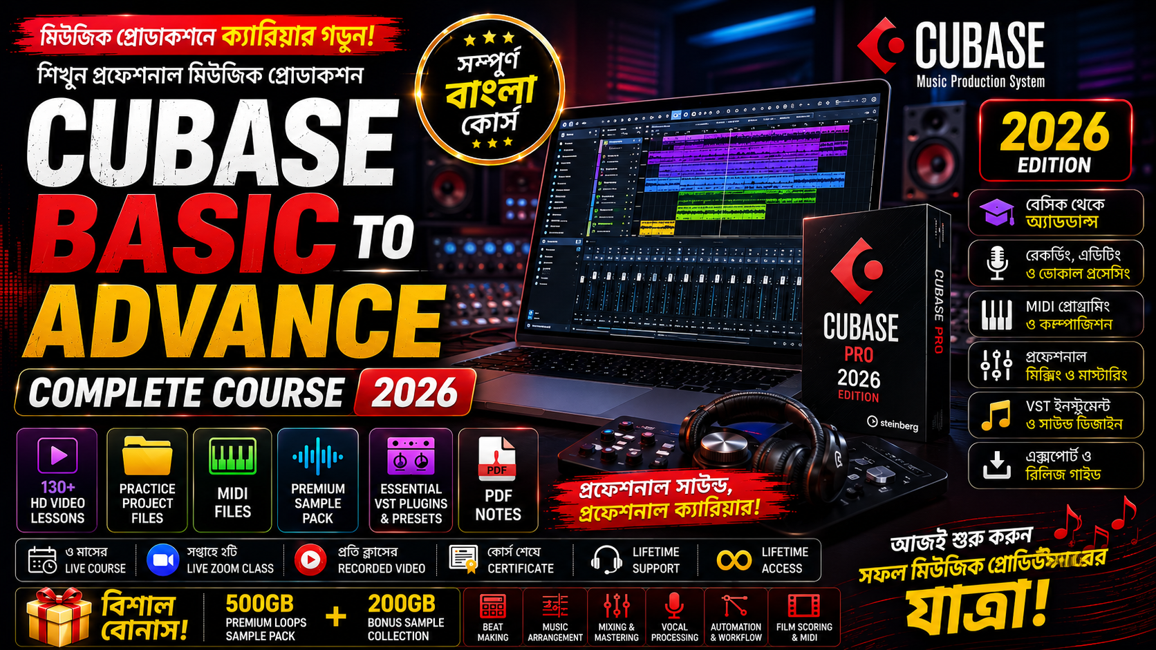 Cubase Basic to Advance Course